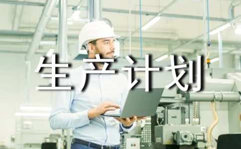 【精選】生產(chǎn)計劃范文集錦5篇
