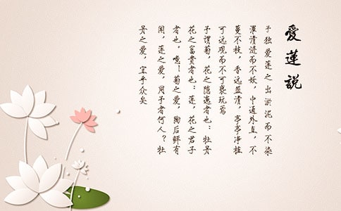 愛(ài)蓮說(shuō)的教學(xué)反思范文