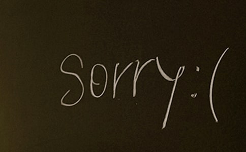 感人的道歉話