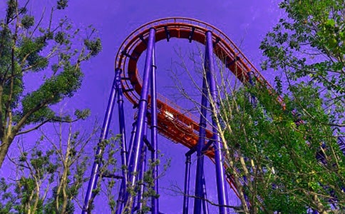 驚險過山車作文