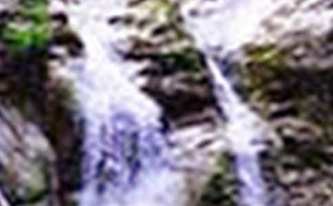 描寫瀑布的好段